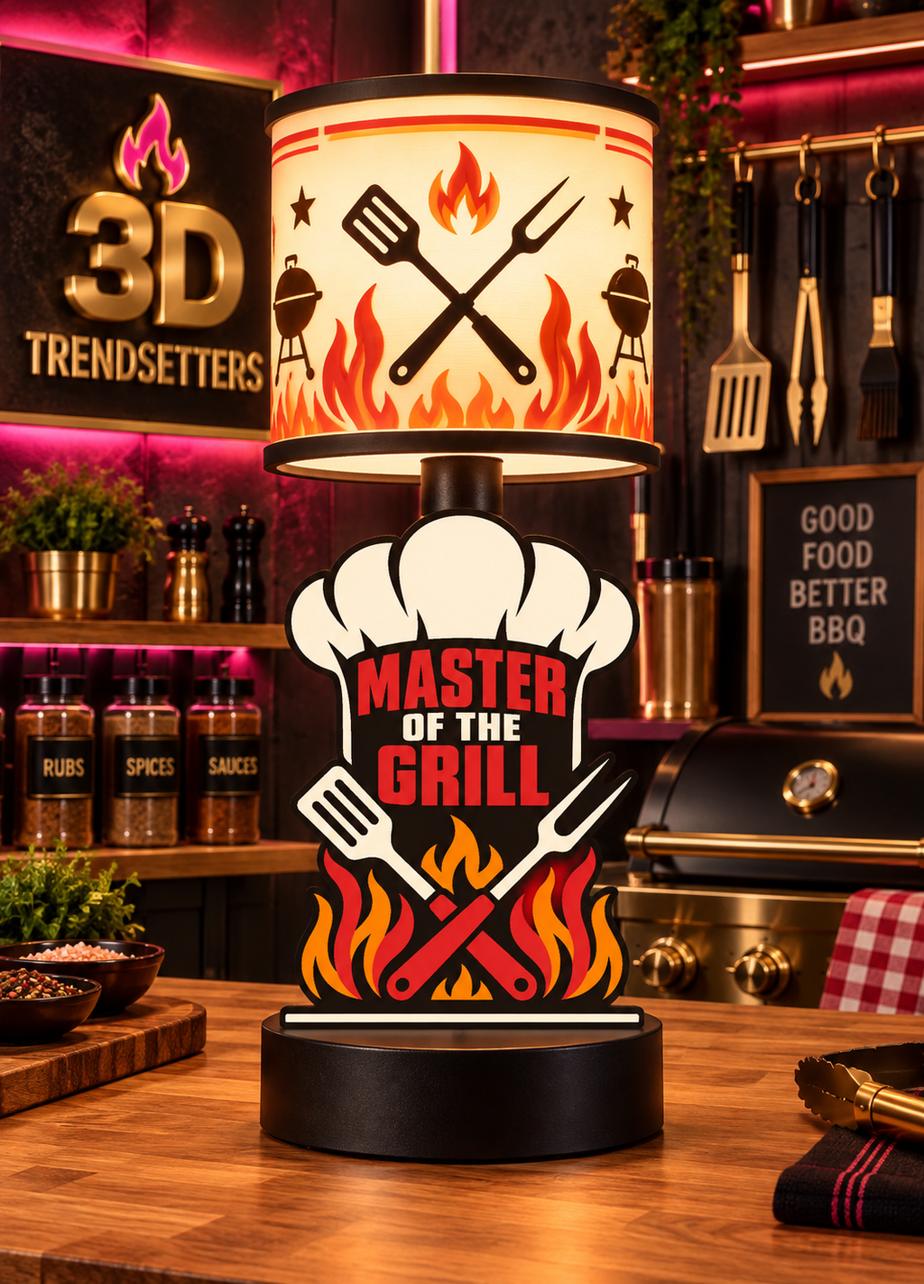 GRILL MASTER & BBQ BOSS LAMP COLLECTION 10-DESIGN DIGITAL BUNDLE