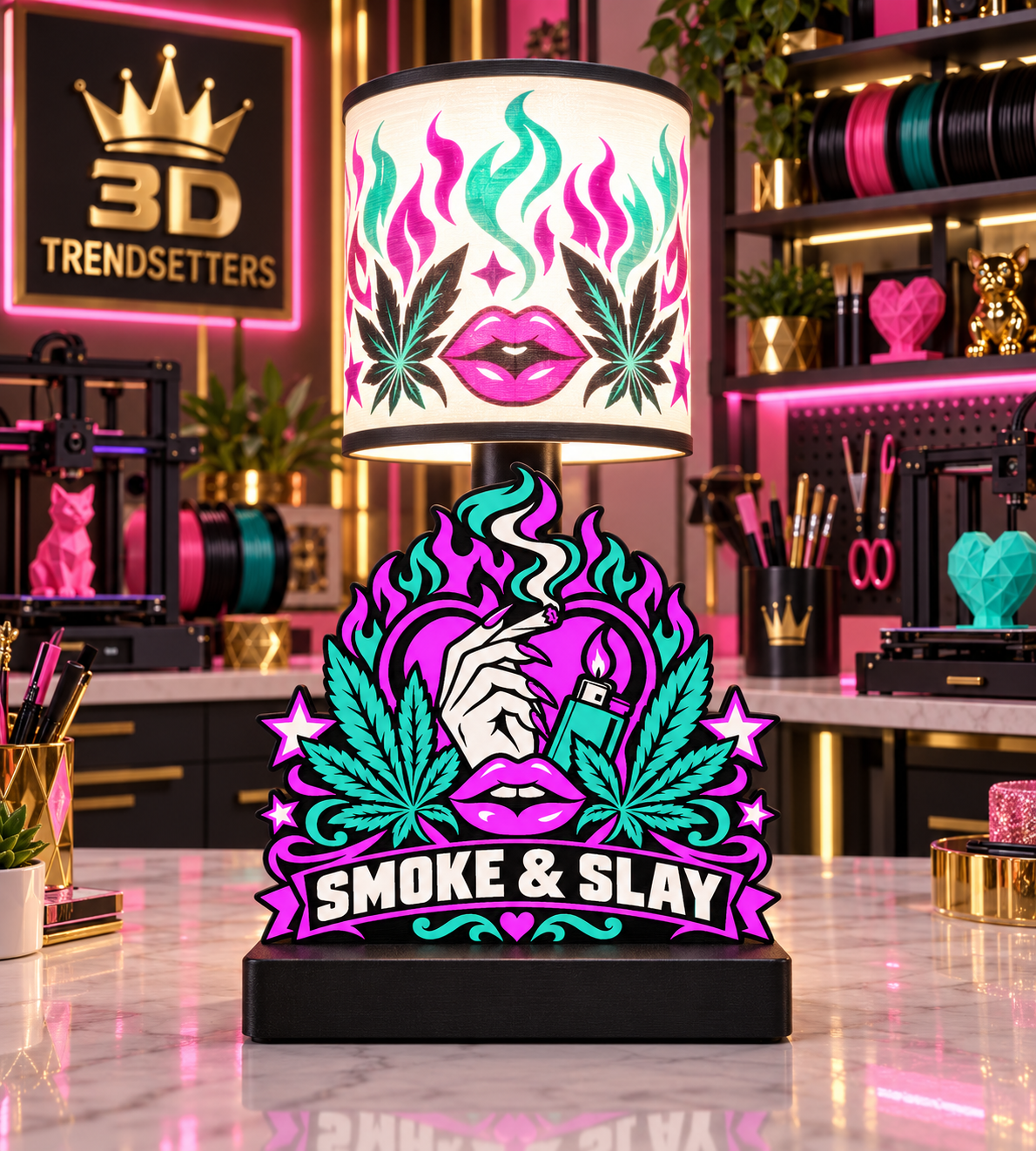 LIFTED ROYALTY CANNABIS LAMP COLLECTION 10-DESIGN DIGITAL BUNDLE