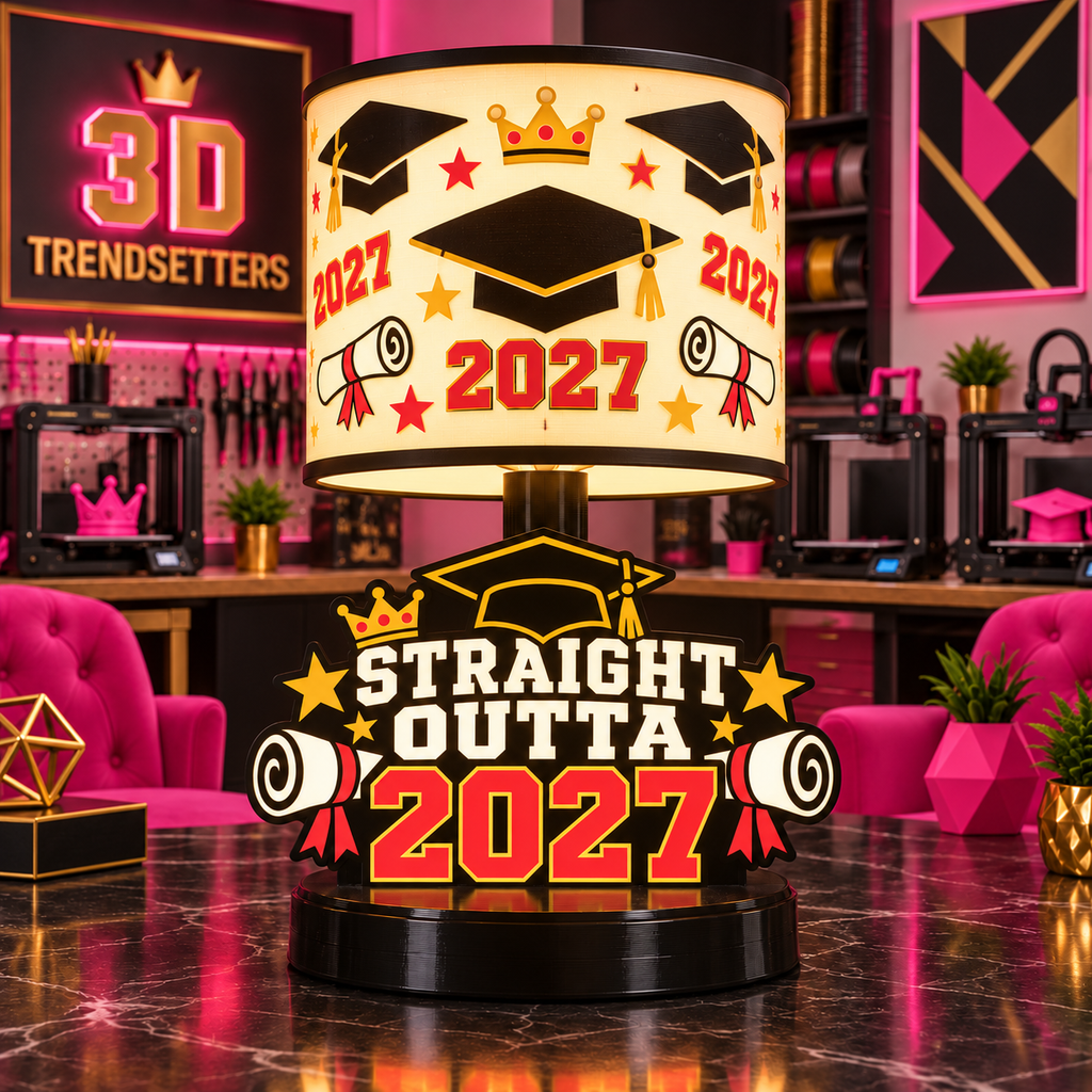 CLASS OF 2027 GRADUATION LAMP COLLECTION 10-DESIGN DIGITAL BUNDLE