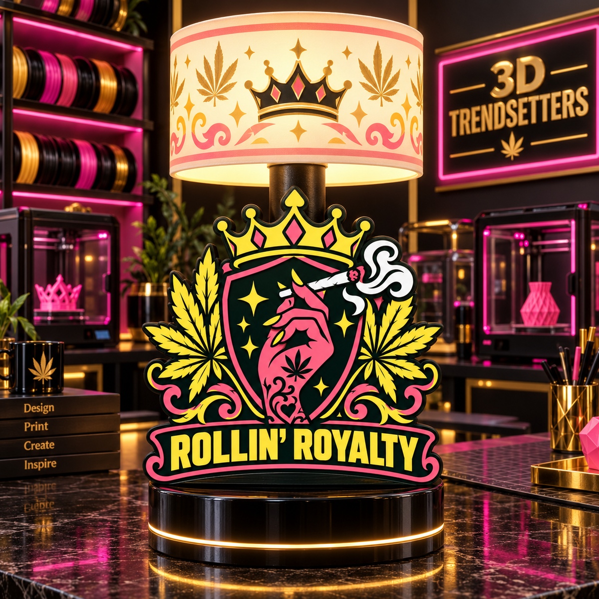 LIFTED ROYALTY CANNABIS LAMP COLLECTION 10-DESIGN DIGITAL BUNDLE