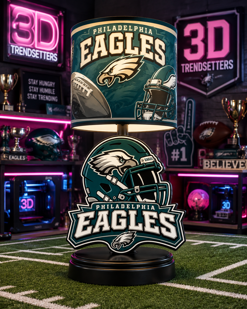 🏈 Male Team-Inspired Lamp Collection – Digital Files