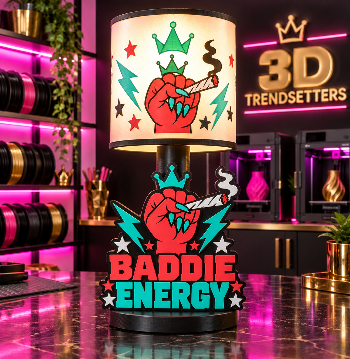 HIGH VIBES CANNABIS LAMP COLLECTION 10-DESIGN DIGITAL BUNDLE