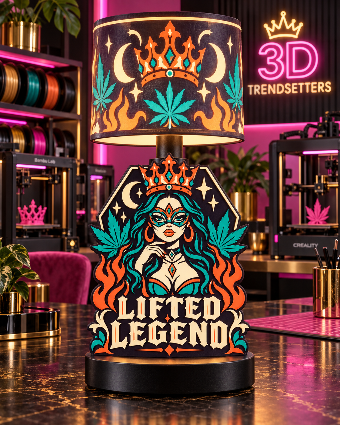 LIFTED ROYALTY CANNABIS LAMP COLLECTION 10-DESIGN DIGITAL BUNDLE