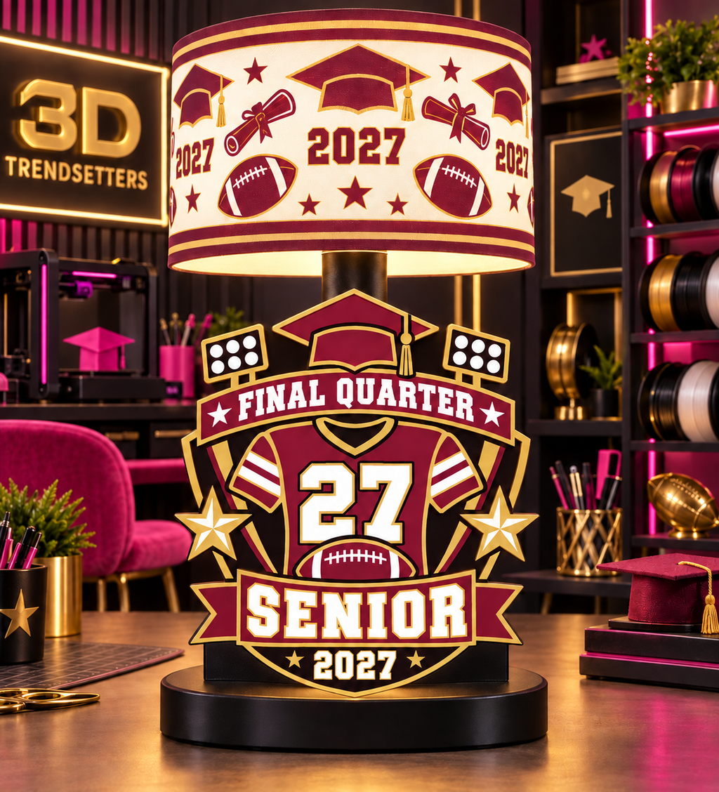 CLASS OF 2027 GRADUATION LAMP COLLECTION 10-DESIGN DIGITAL BUNDLE