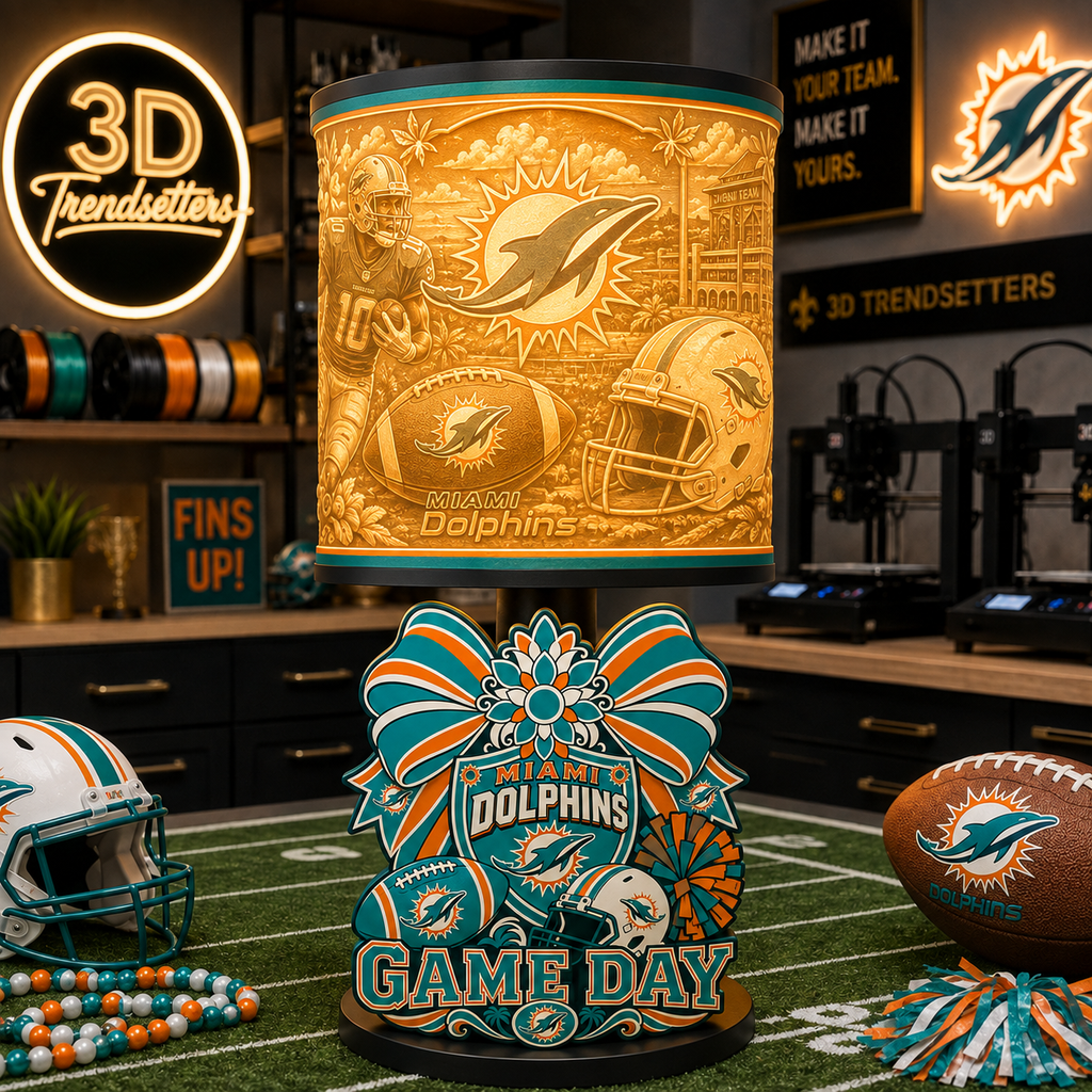 🏈 Female Team-Inspired Lamp Collection | Digital 3D Print Files