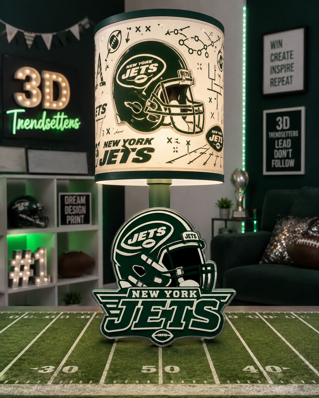 🏈 Male Team-Inspired Lamp Collection – Digital Files