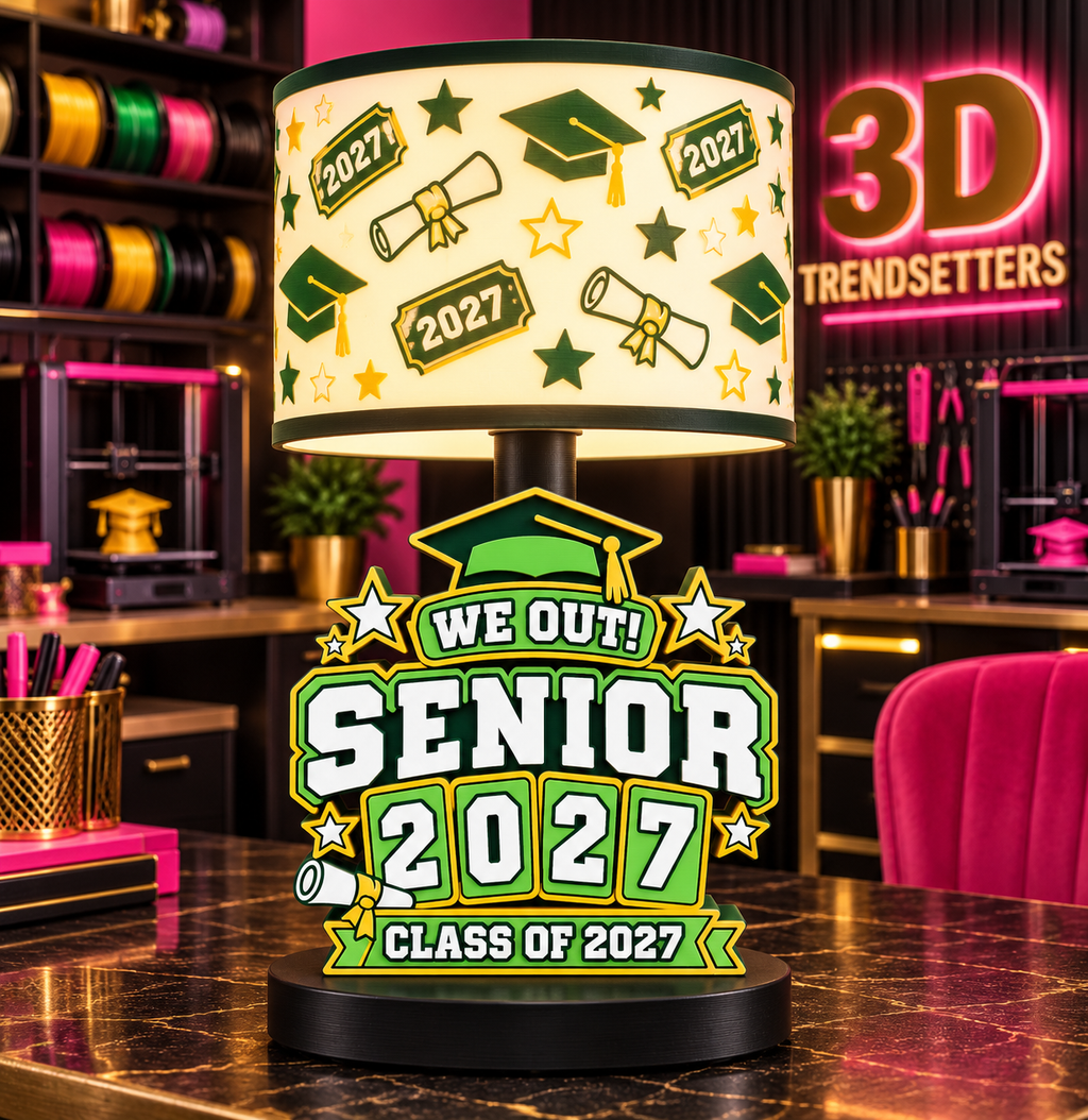 CLASS OF 2027 GRADUATION LAMP COLLECTION 10-DESIGN DIGITAL BUNDLE
