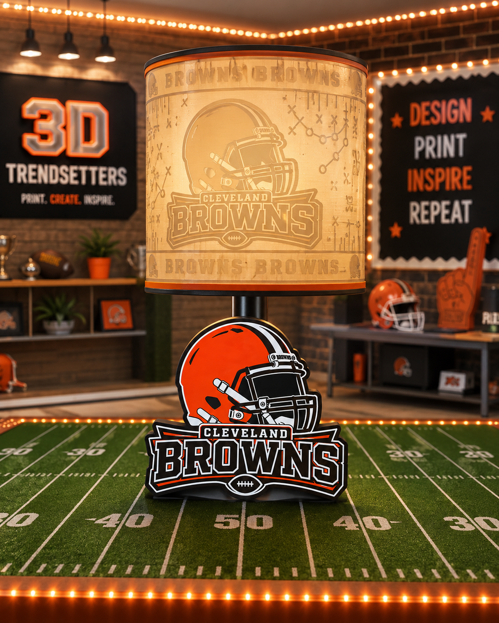 🏈 Male Team-Inspired Lamp Collection – Digital Files