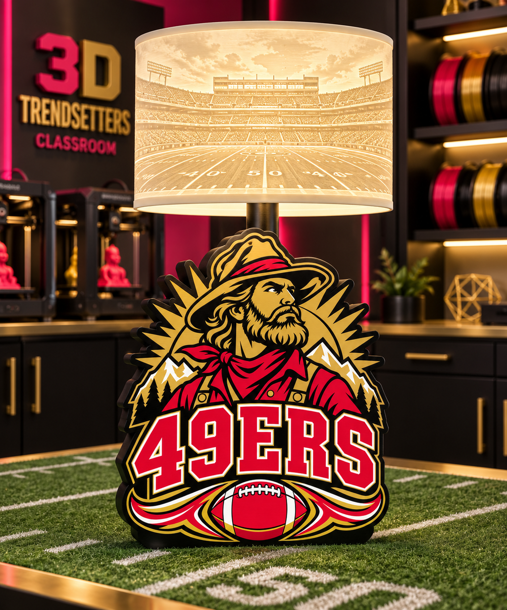 32-Team Football Lamp Base Bundle | 32 3MF Files | Digital Download