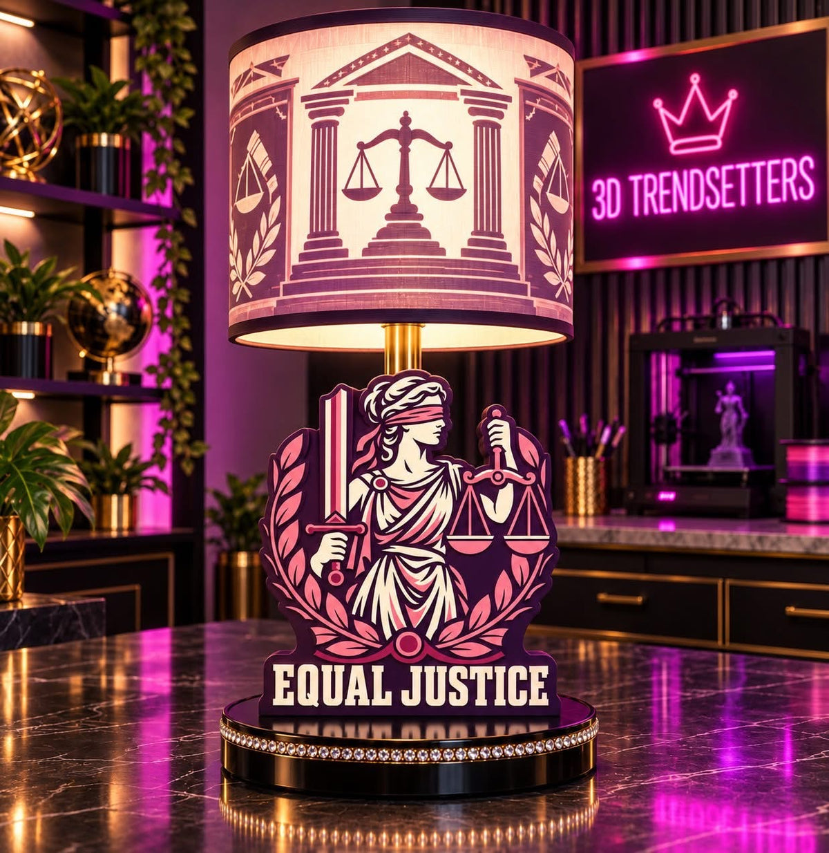 JUSTICE, LEADERSHIP &amp; LEGAL QUEENS LAMP COLLECTION 10-DESIGN DIGITAL BUNDLE
