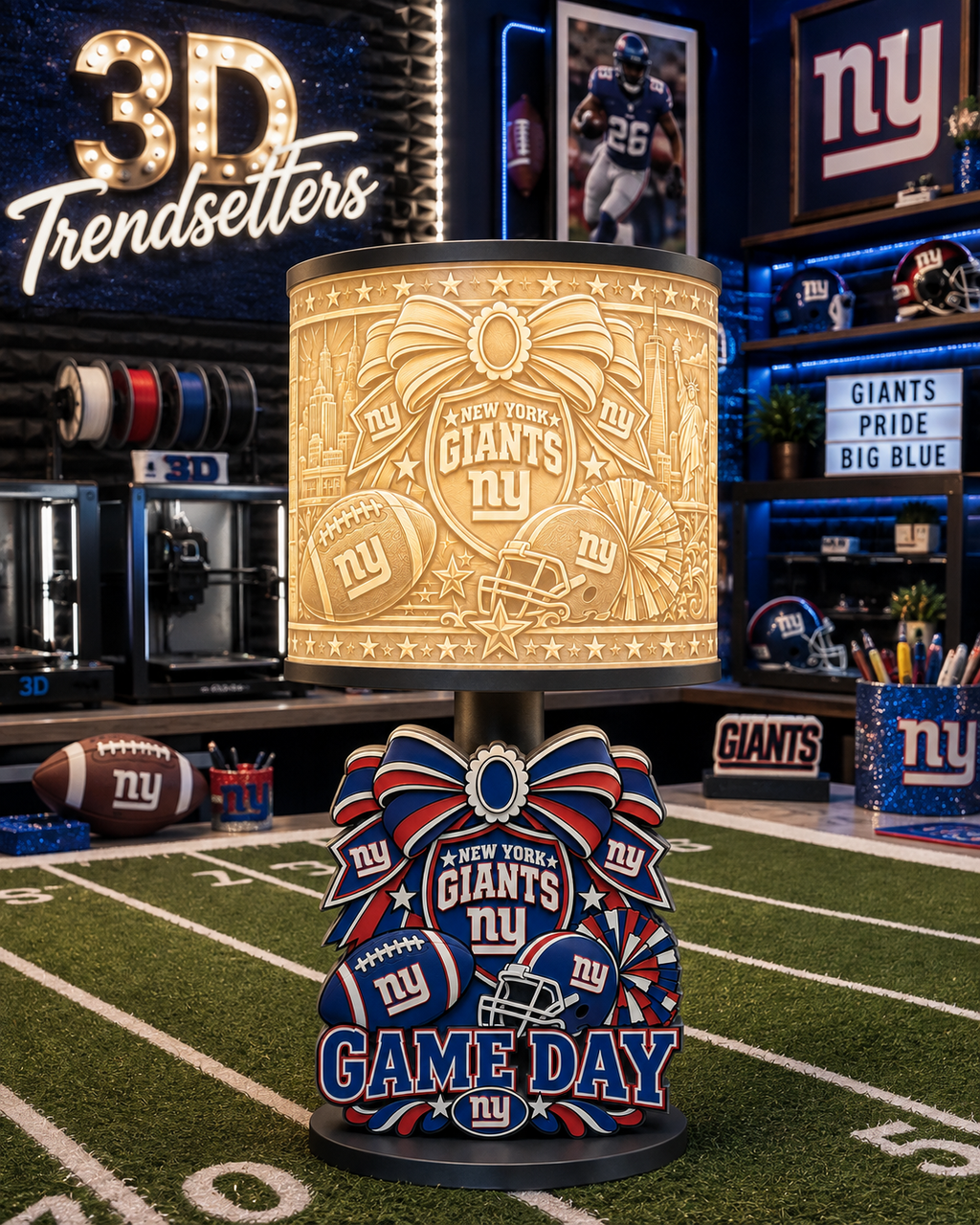 🏈 Female Team-Inspired Lamp Collection | Digital 3D Print Files