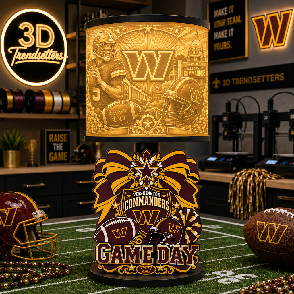 🏈 Female Team-Inspired Lamp Collection | Digital 3D Print Files