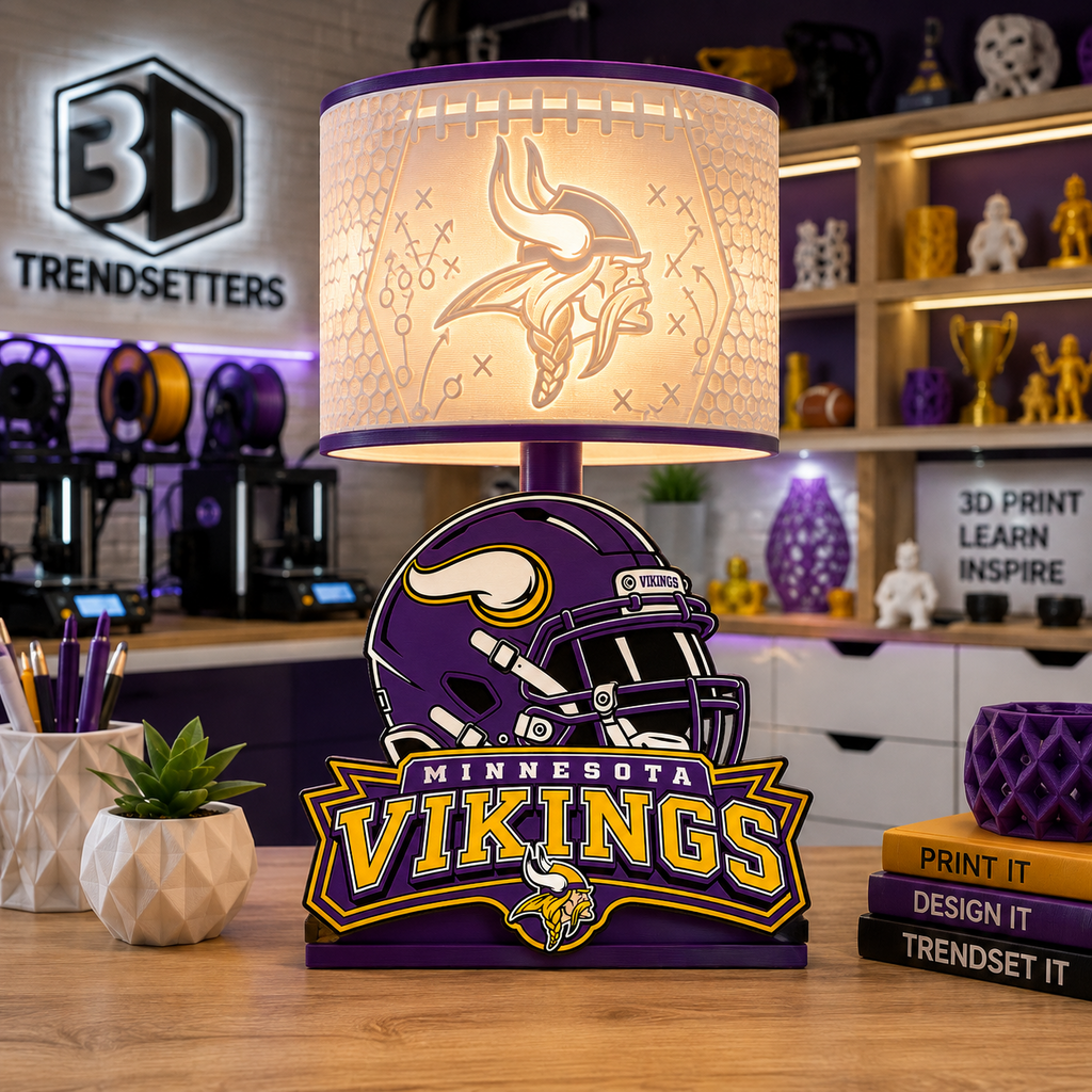 🏈 Male Team-Inspired Lamp Collection – Digital Files
