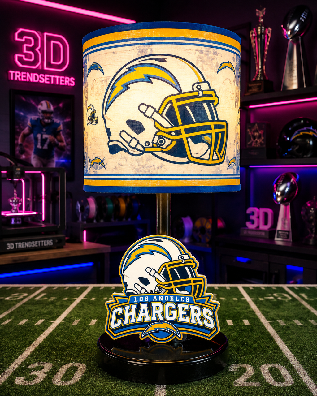 🏈 Male Team-Inspired Lamp Collection – Digital Files