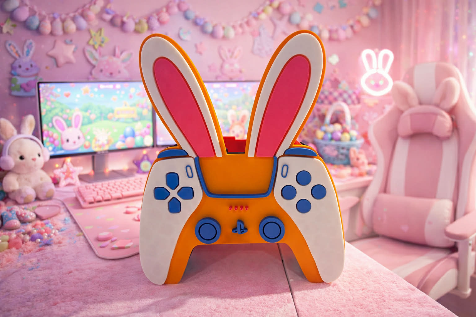 🎮🐰 Gamer Bunny Easter Basket