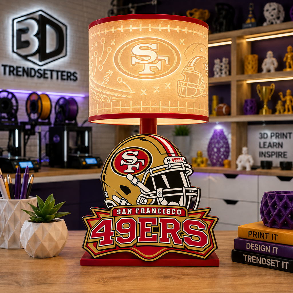 🏈 Male Team-Inspired Lamp Collection – Digital Files