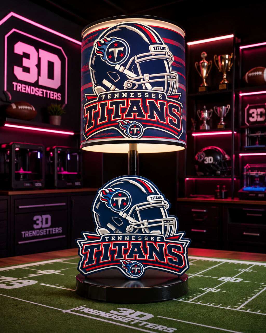 🏈 Male Team-Inspired Lamp Collection – Digital Files