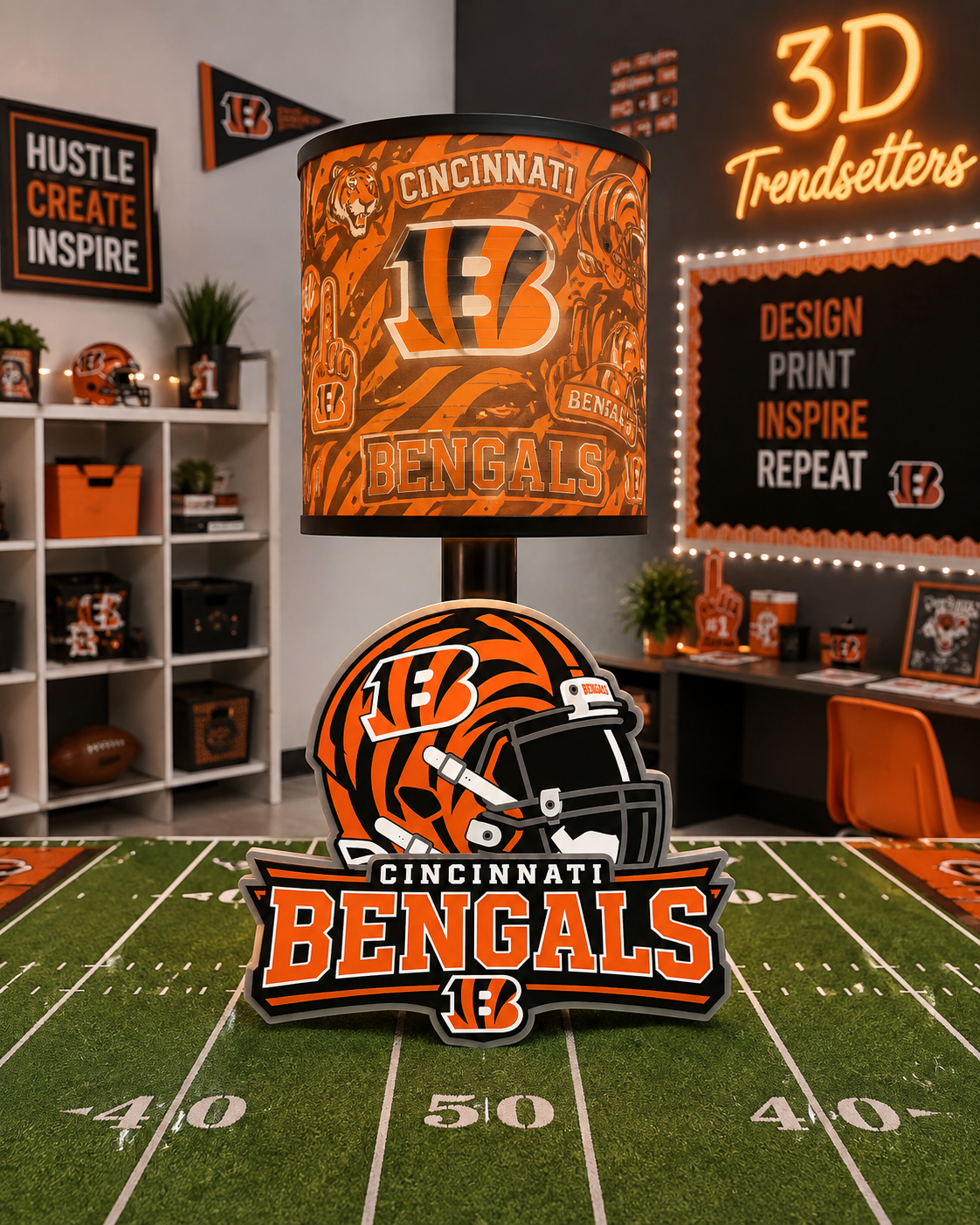 🏈 Male Team-Inspired Lamp Collection – Digital Files