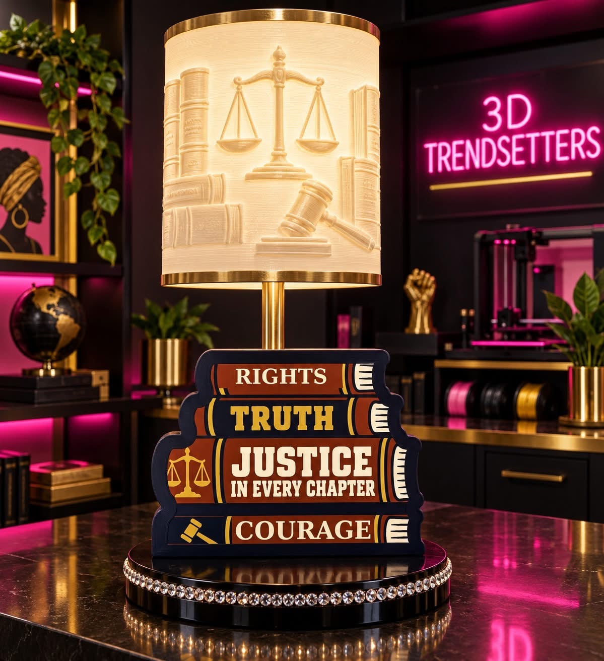JUSTICE, LEADERSHIP &amp; LEGAL QUEENS LAMP COLLECTION 10-DESIGN DIGITAL BUNDLE