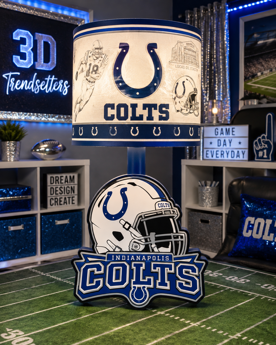 🏈 Male Team-Inspired Lamp Collection – Digital Files