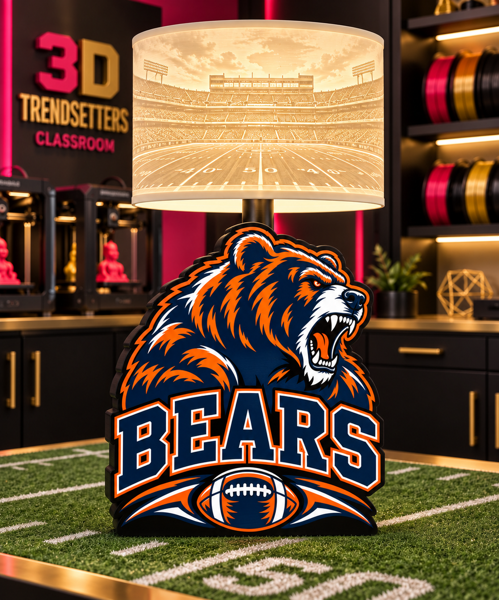 32-Team Football Lamp Base Bundle | 32 3MF Files | Digital Download