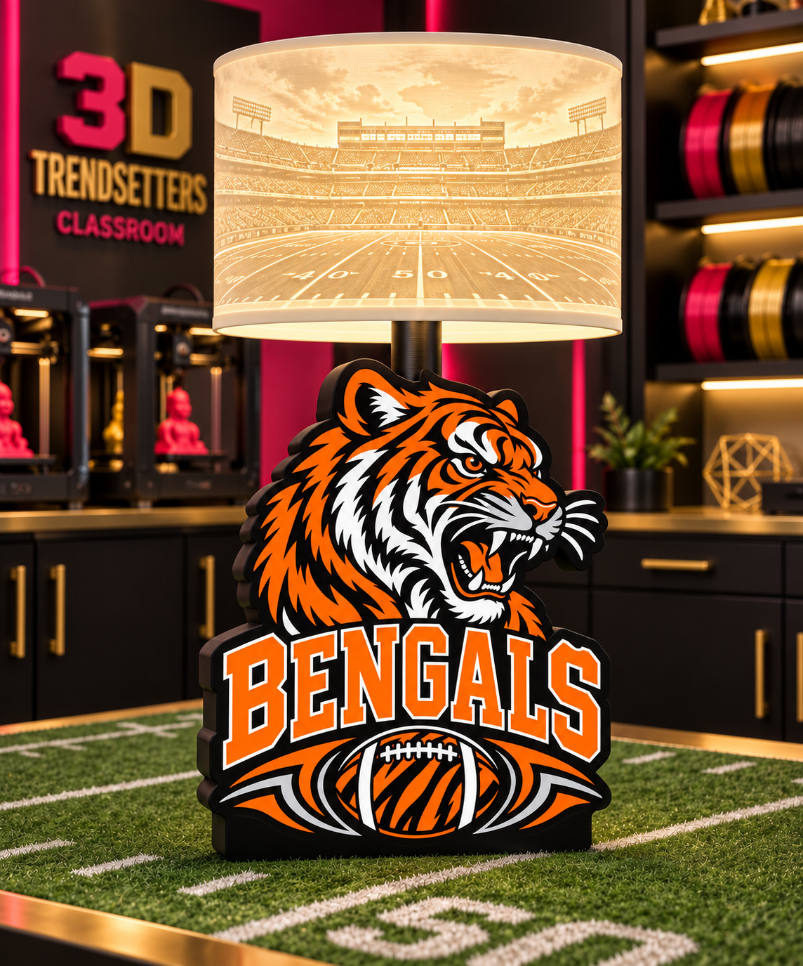 32-Team Football Lamp Base Bundle | 32 3MF Files | Digital Download