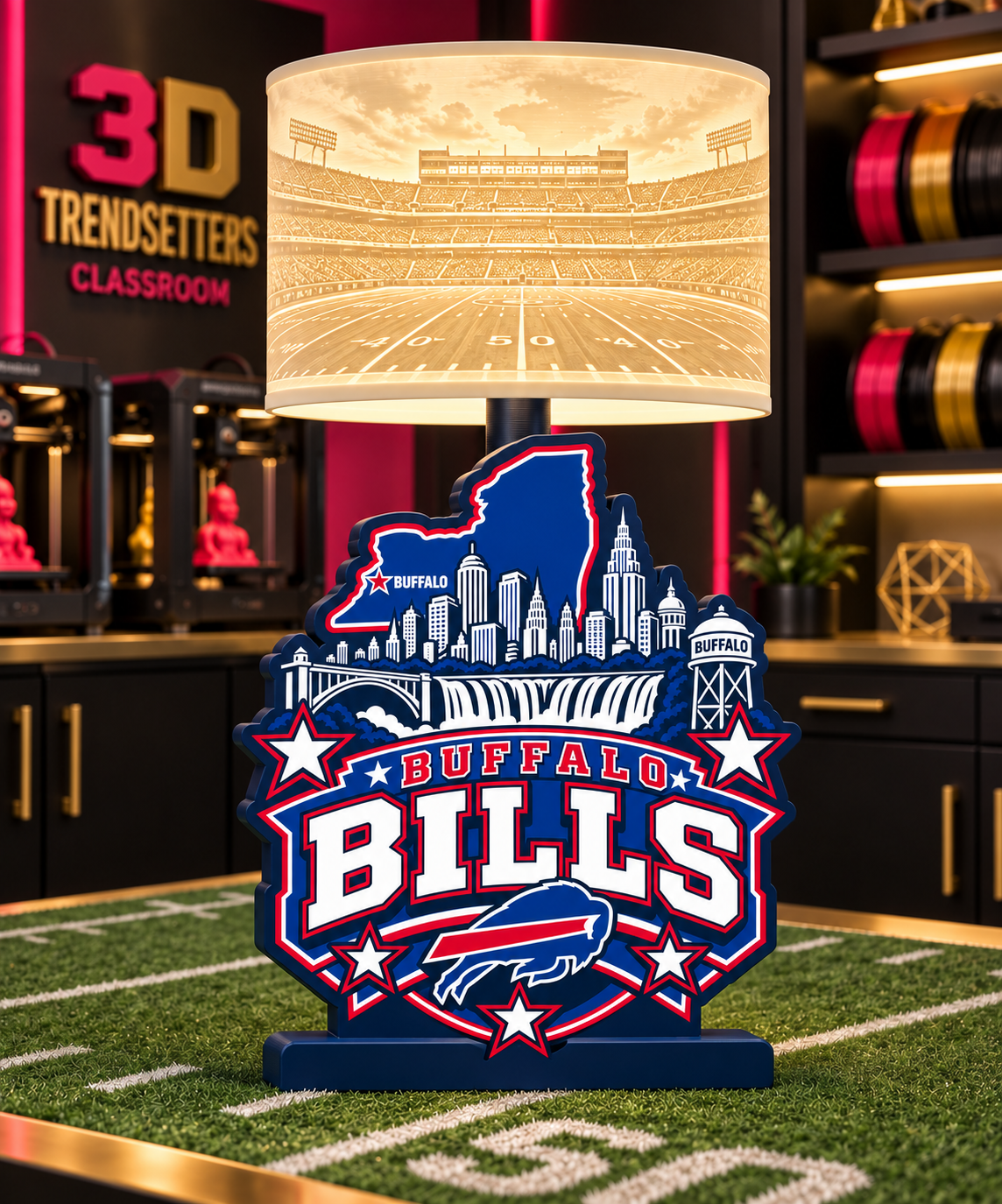 NFL City Collection Lamp Bases | 3MF Digital Files | Full Bundle or Individual Teams