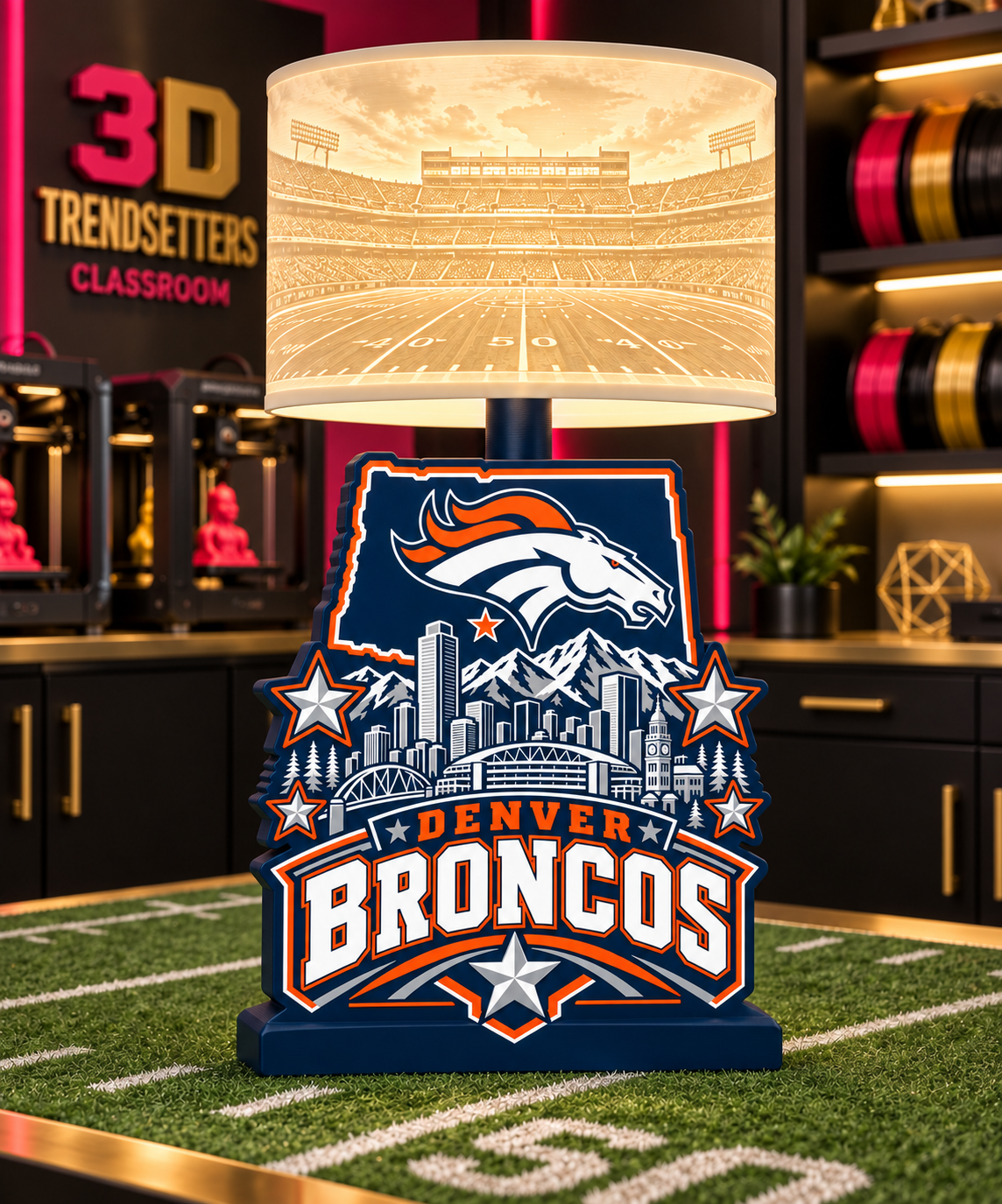 NFL City Collection Lamp Bases | 3MF Digital Files | Full Bundle or Individual Teams