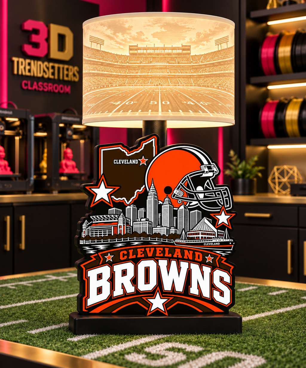 NFL City Collection Lamp Bases | 3MF Digital Files | Full Bundle or Individual Teams