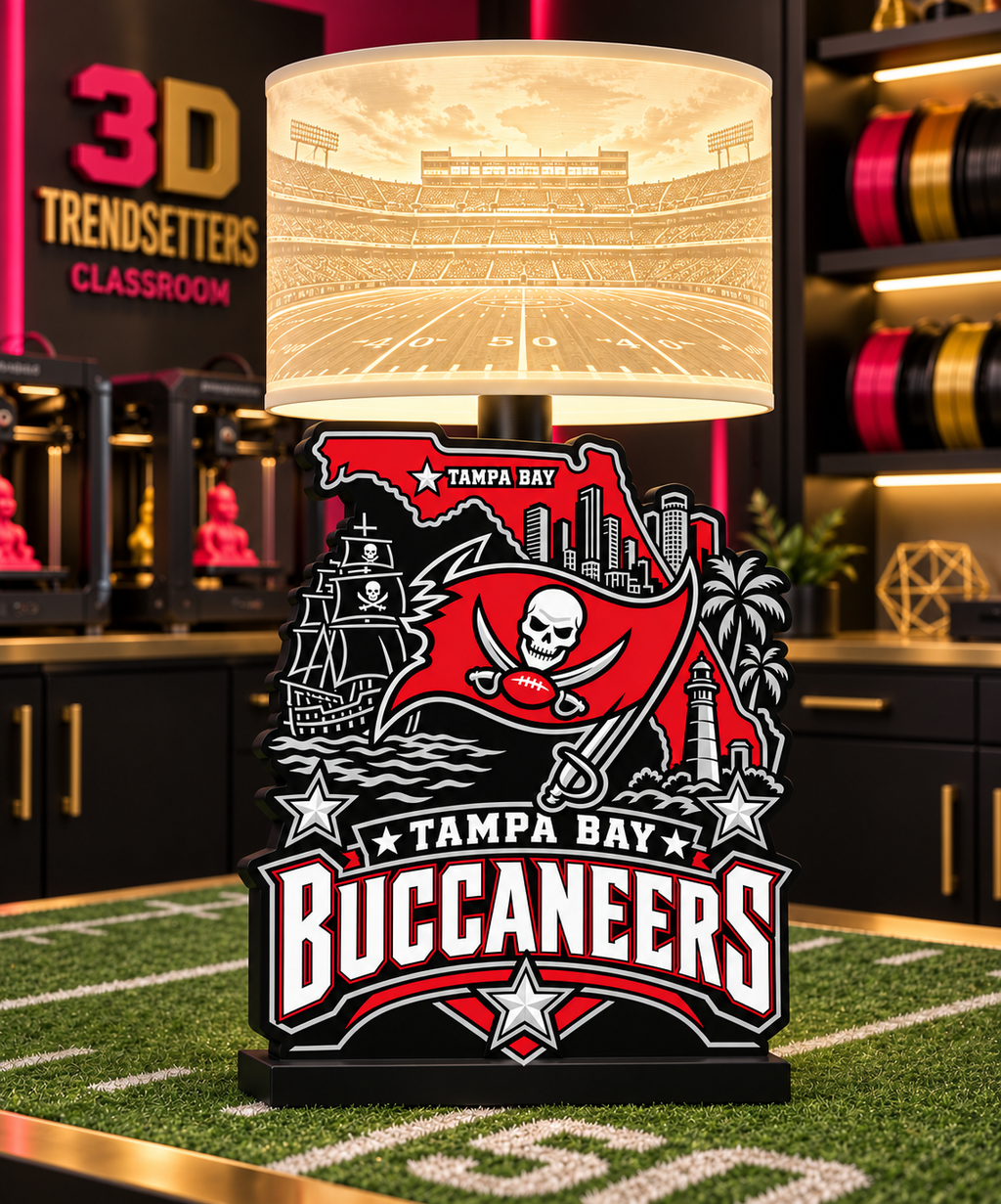 NFL City Collection Lamp Bases | 3MF Digital Files | Full Bundle or Individual Teams