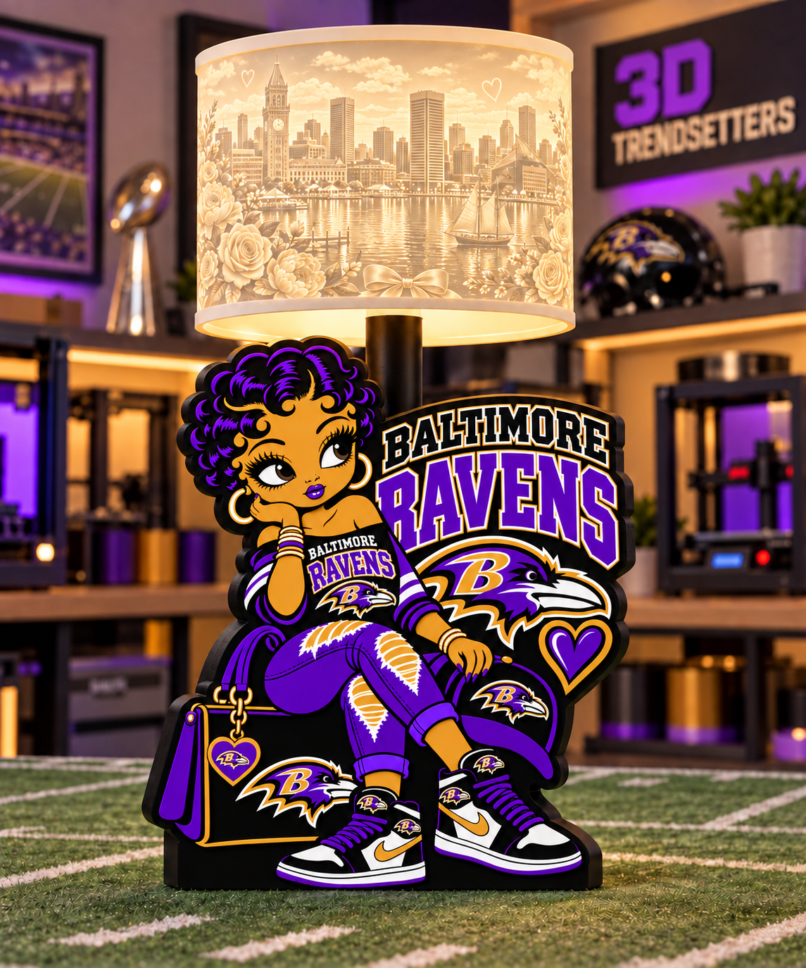🏈✨Betty Game Day Glam Lamp Collection | Individual Teams or All 32 Teams