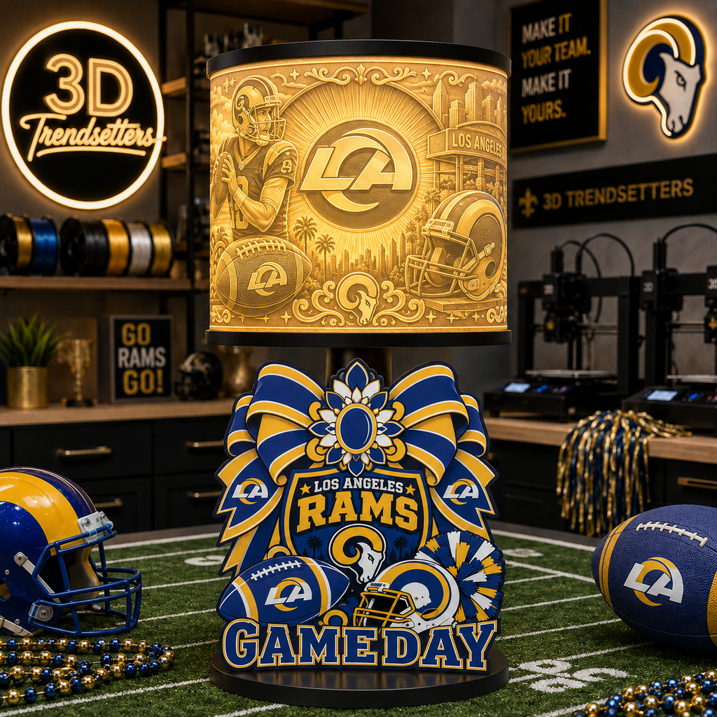 🏈 Female Team-Inspired Lamp Collection | Digital 3D Print Files