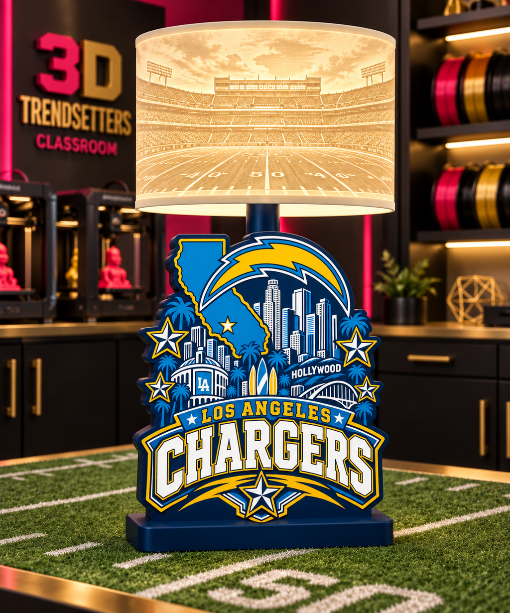 NFL City Collection Lamp Bases | 3MF Digital Files | Full Bundle or Individual Teams