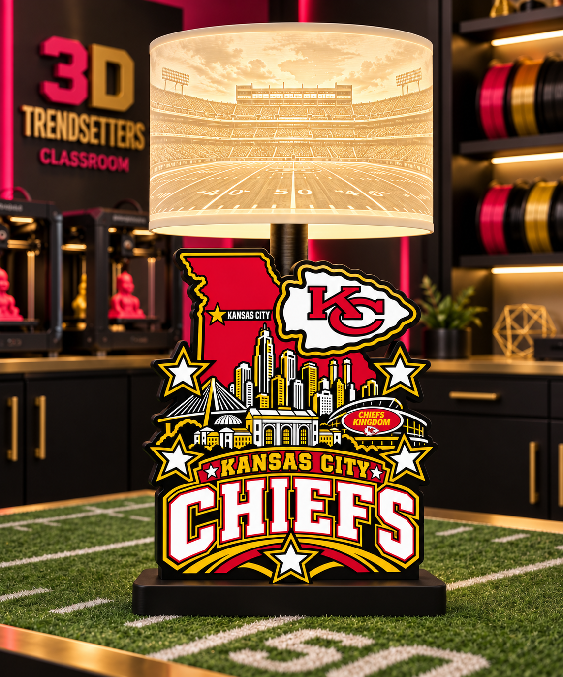 NFL City Collection Lamp Bases | 3MF Digital Files | Full Bundle or Individual Teams