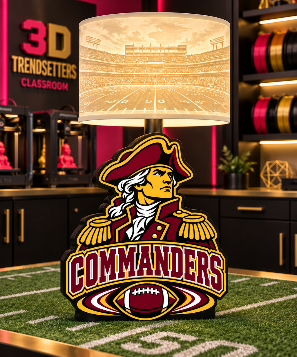 32-Team Football Lamp Base Bundle | 32 3MF Files | Digital Download