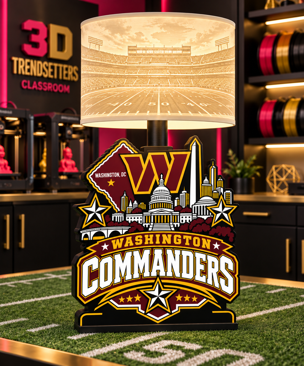 NFL City Collection Lamp Bases | 3MF Digital Files | Full Bundle or Individual Teams