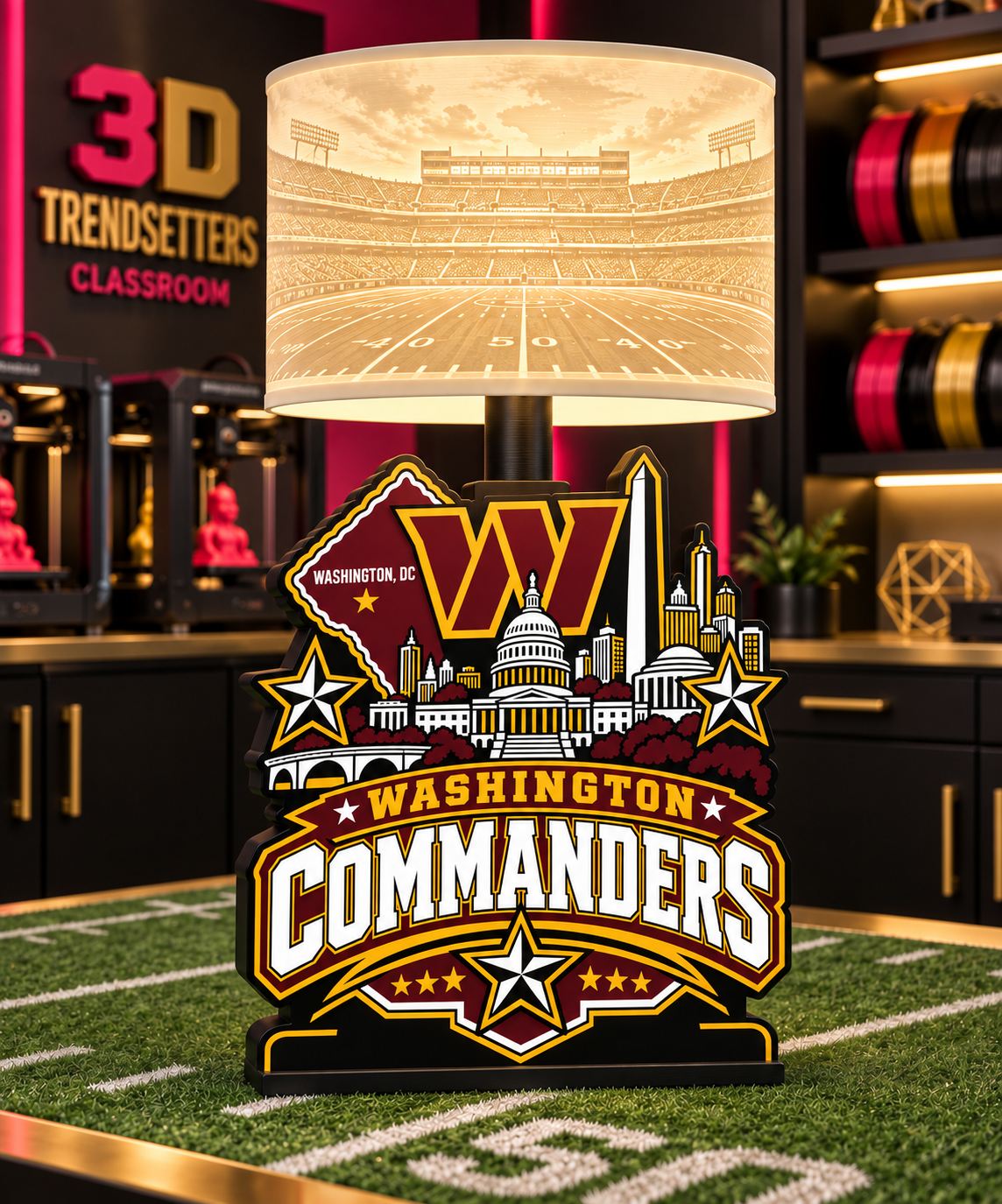 NFL City Collection Lamp Bases | 3MF Digital Files | Full Bundle or Individual Teams