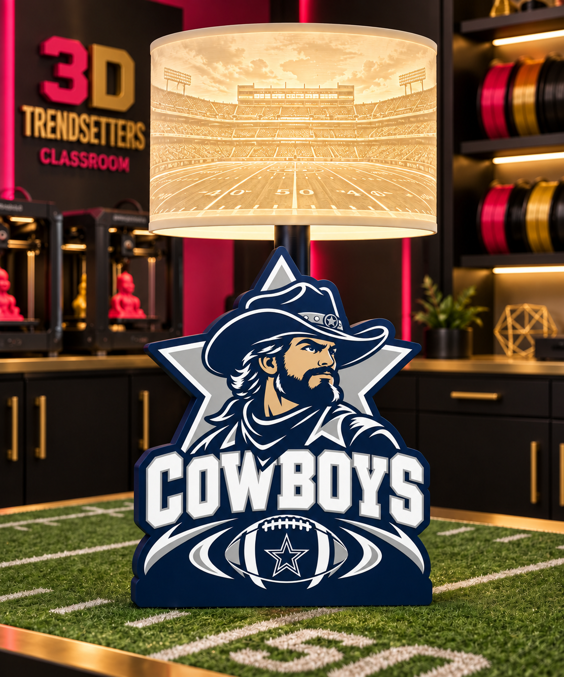 32-Team Football Lamp Base Bundle | 32 3MF Files | Digital Download
