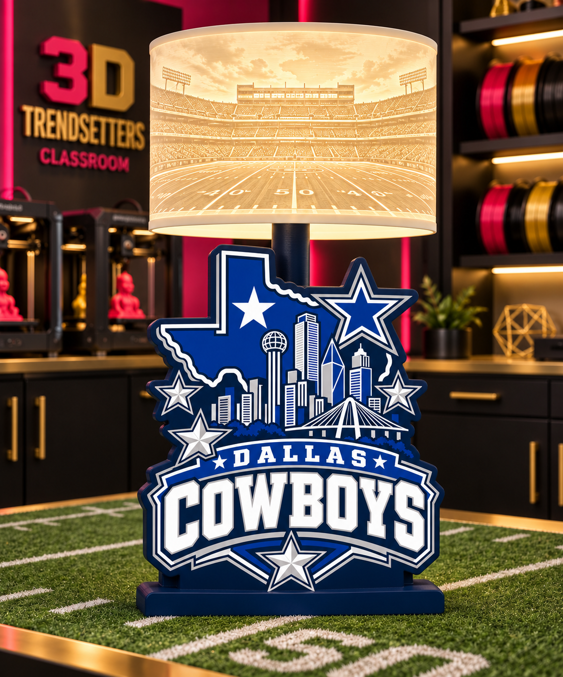 NFL City Collection Lamp Bases | 3MF Digital Files | Full Bundle or Individual Teams