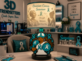 Ovarian Cancer Awareness Lamp Base – Digital File