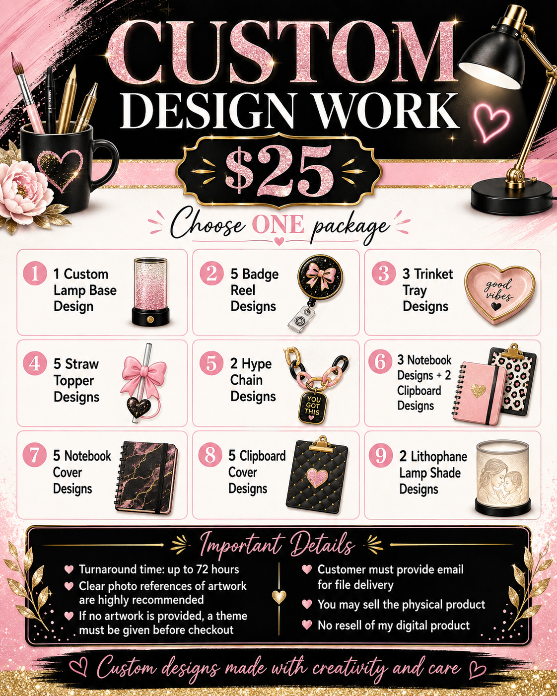 3DTRENDSETTERS Custom Design Service
