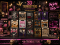 Spooky Horror A5 Clipboard Bundle – 16 Digital 3MF Files
