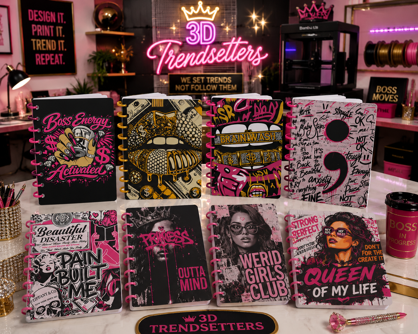 Notebook Cover Set 3 Bundle of 13 Digital  File Only