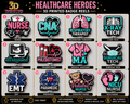Healthcare Heroes 3D Printable Badge Reel Bundle Digital File Only