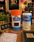 Glue Bottle-Inspired Classroom Wipes Holder – Digital File