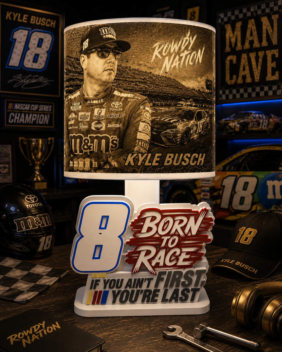 Born To Race Lamp Base Only Digital File