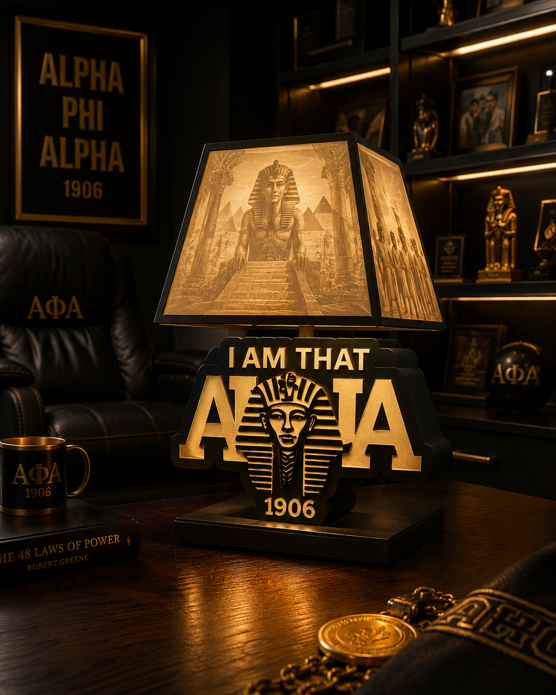 I Am That ΑΦΑ 1906 Lamp Base Only– Digital File