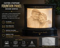 Custom Lithophane Fountain Panel Design Service (Digital File Only)