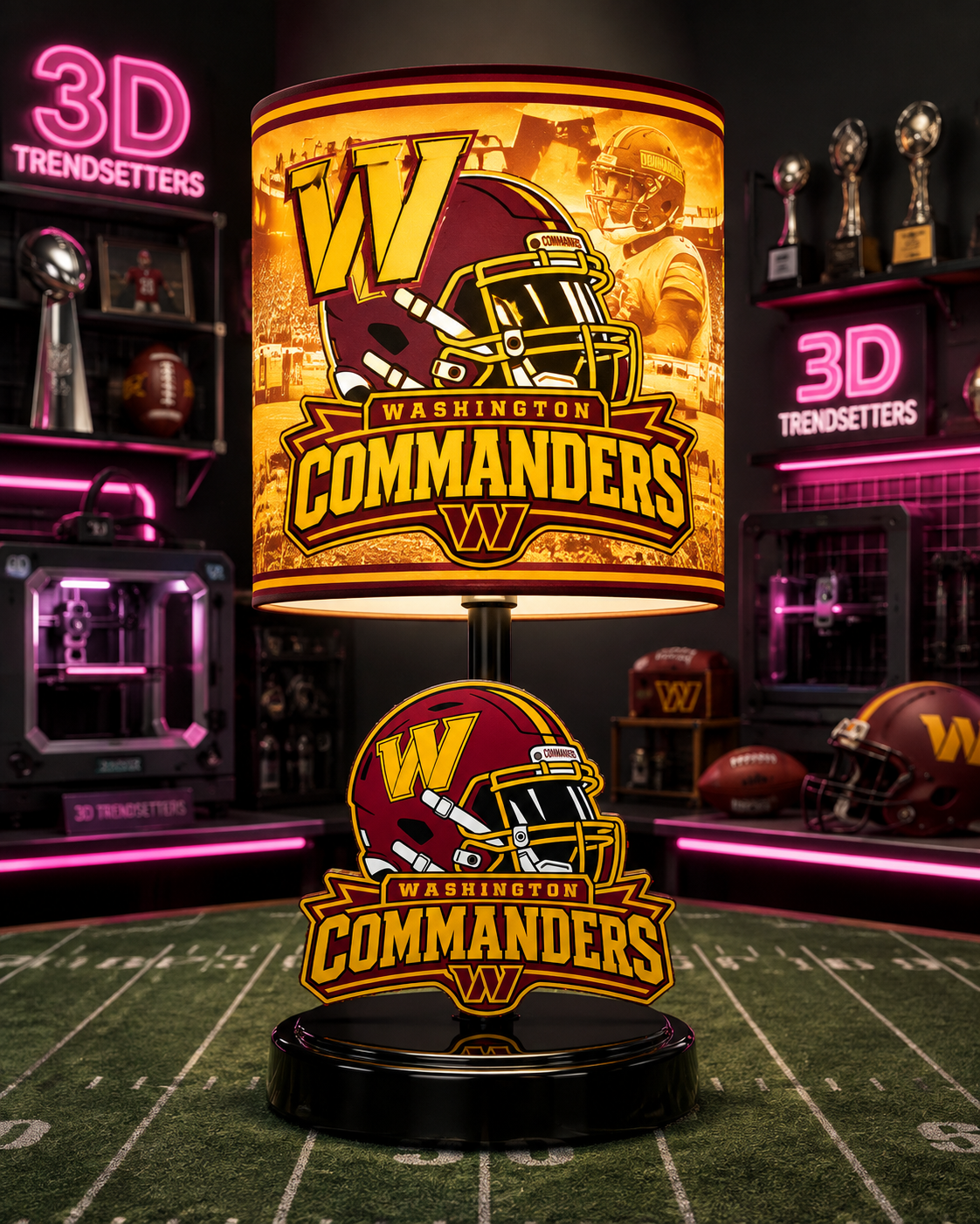 🏈 Male Team-Inspired Lamp Collection – Digital Files