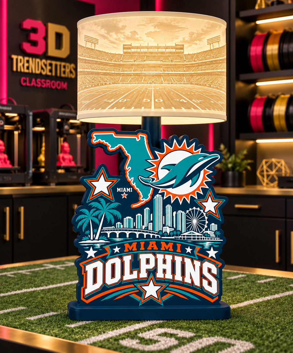 NFL City Collection Lamp Bases | 3MF Digital Files | Full Bundle or Individual Teams